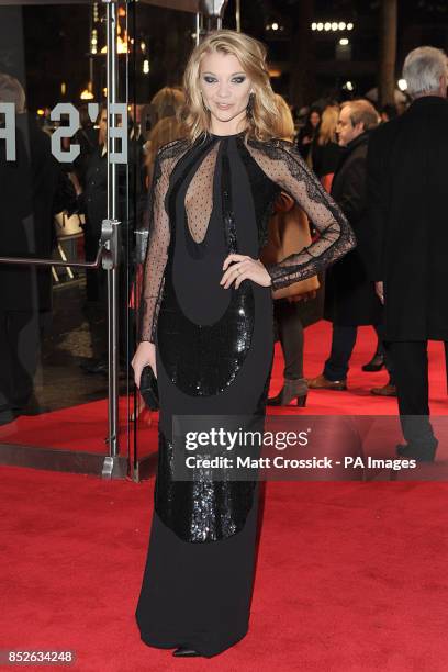 Natalie Dormer arriving for the World Premiere of The Hunger Games : Catching Fire, at the Odeon Leicester Square, London.