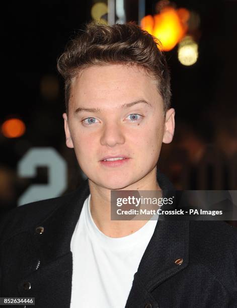 Conor Maynard arriving for the World Premiere of The Hunger Games : Catching Fire, at the Odeon Leicester Square, London.