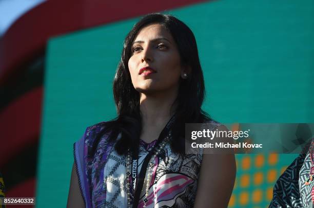 Dr. Uzma Gul speaks onstage during Global Citizen Festival 2017 at Central Park on September 23, 2017 in New York City.