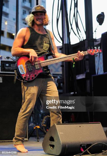 Brendan Dane of Stick Figure performs on Huntridge Stage during day 2 of the 2017 Life Is Beautiful Festival on September 23, 2017 in Las Vegas,...