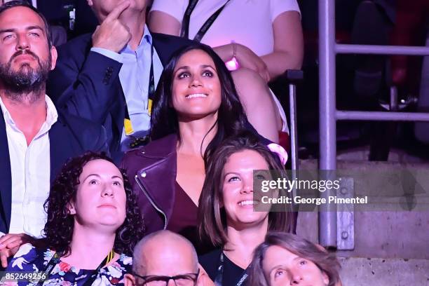 Meghan Markle attends the opening ceremony of Invictus Games Toronto 2017 at Air Canada Centre on September 23, 2017 in Toronto, Canada.