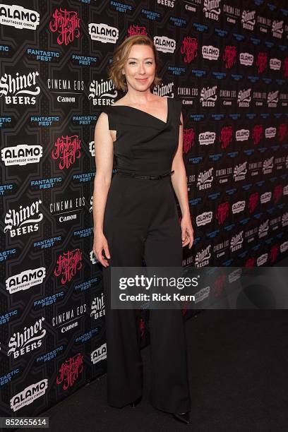 Actress Molly Parker at the Netflix Films "1922" Premiere at Fantastic Fest at the Alamo Drafthouse on September 23, 2017 in Austin, Texas.