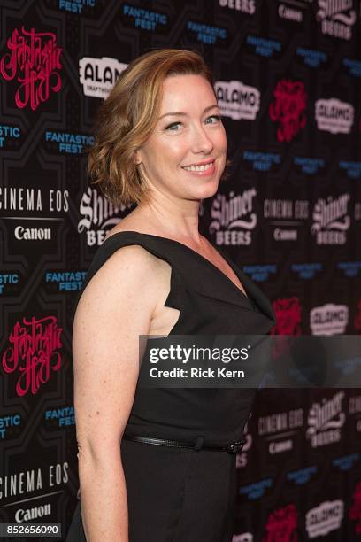 Actress Molly Parker at the Netflix Films "1922" Premiere at Fantastic Fest at the Alamo Drafthouse on September 23, 2017 in Austin, Texas.