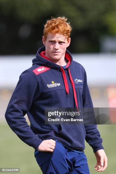 Finlay Christie of Tasman during the round six Mitre 10 Cup match between Tasman and Southland at Trafalgar Park on September 24, 2017 in Nelson, New...