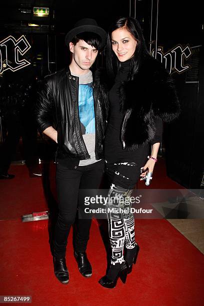 Jordan and Leigh Lezark attend Jade Jagger Hosting Party Unveiling New Collection at Vip Room, in Paris.