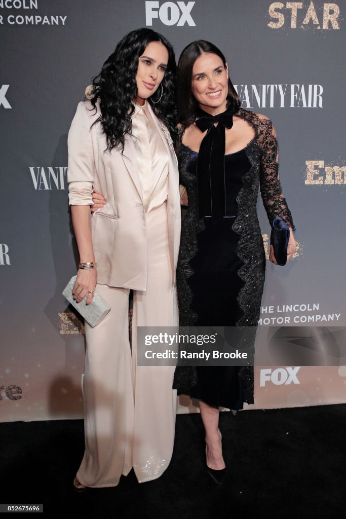 Actress Demi Moore poses with her daugther Rumer Willis poses on the