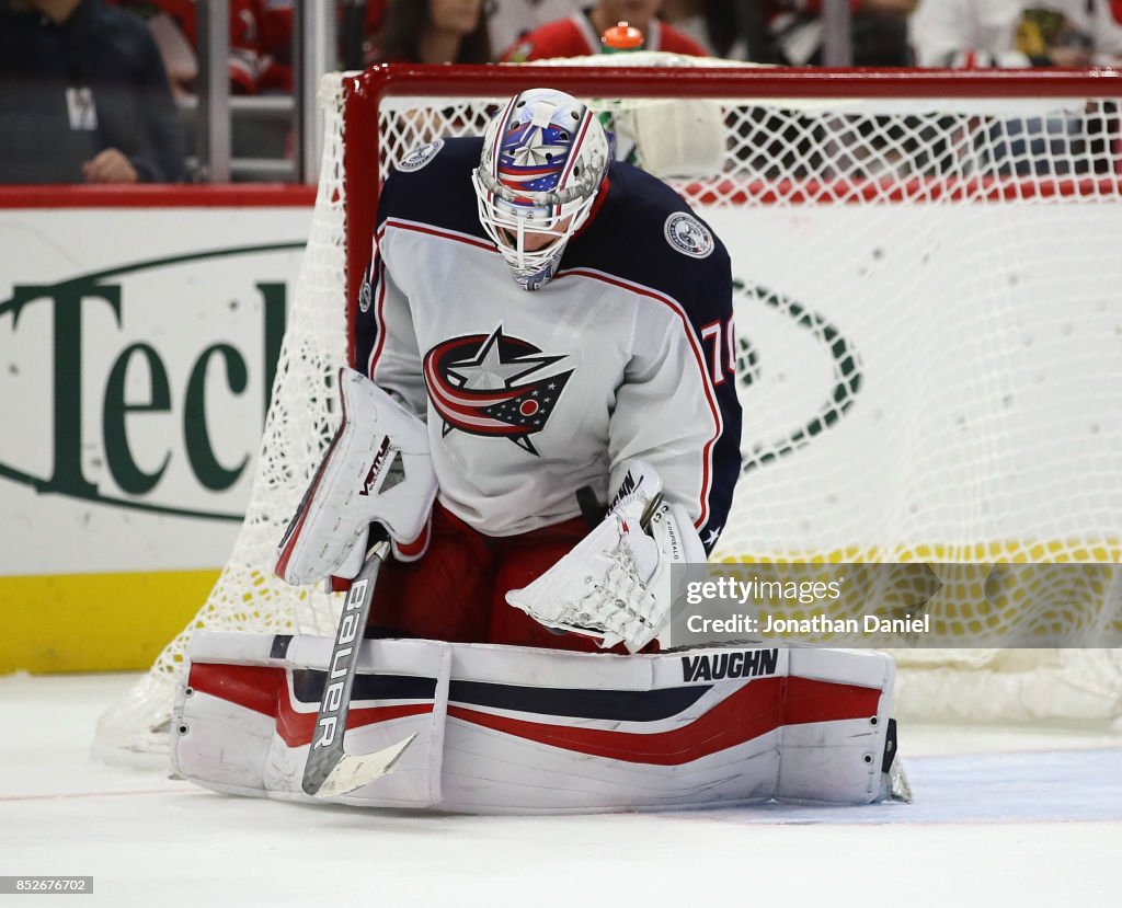 Columbus Blue Jackets v Chicago Blackhawks