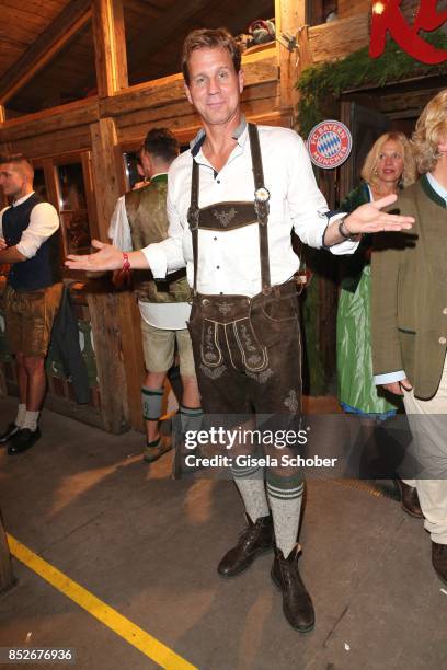 Thomas Heinze during the Oktoberfest at Theresienwiese on September 23, 2017 in Munich, Germany.