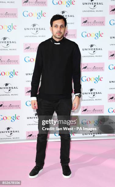 Dynamo attending the Amy Winehouse Foundation Ball at the Dorchester Hotel in London.