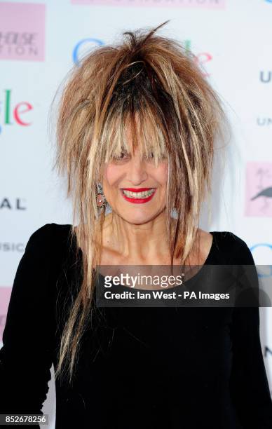 Elizabeth Emanuel attending the Amy Winehouse Foundation Ball at the Dorchester Hotel in London.