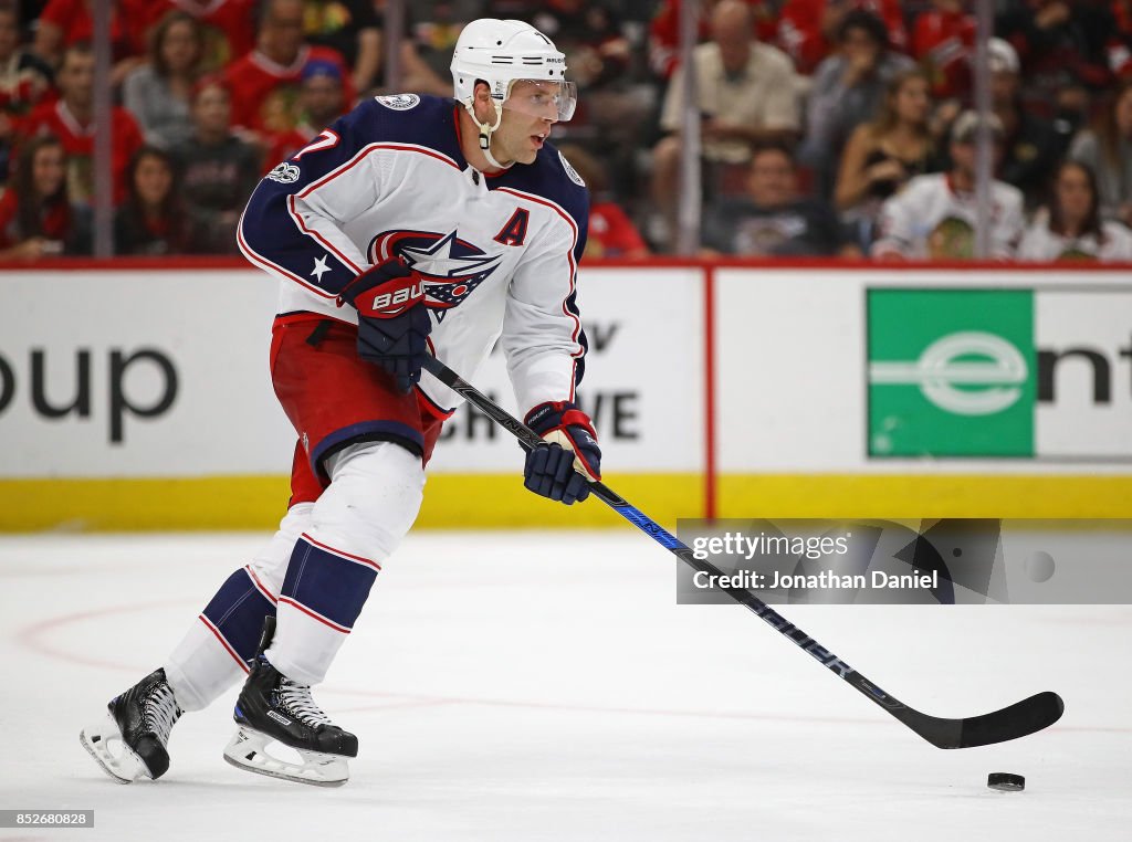 Columbus Blue Jackets v Chicago Blackhawks