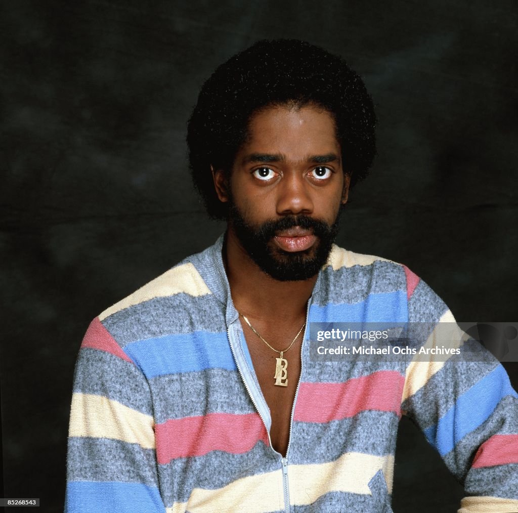 Singer Larry Blackmon of the R&B-funk group "Cameo" poses for a