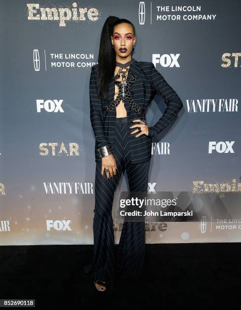 AzMarie Livingston attends "Empire" & "Star" celebrate FOX's New Wednesday Night at One World Observatory on September 23, 2017 in New York City.