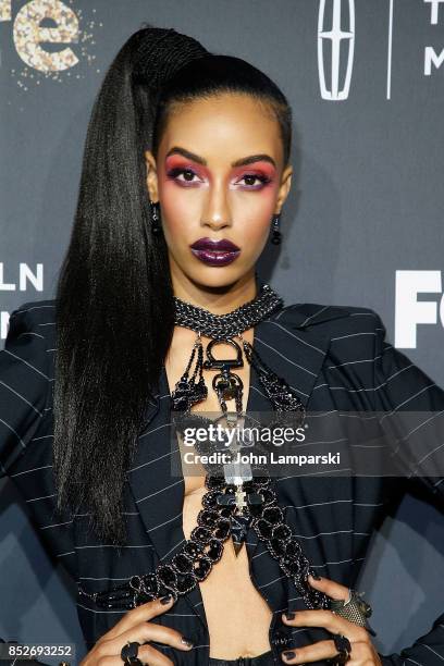 AzMarie Livingston attends "Empire" & "Star" celebrate FOX's New Wednesday Night at One World Observatory on September 23, 2017 in New York City.