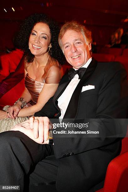 Actress Barbara Wussow and husband, actor Albert Fortell attend at the 'Women's World Awards' at the 'Stadthalle' on March 05, 2009 in Vienna,...