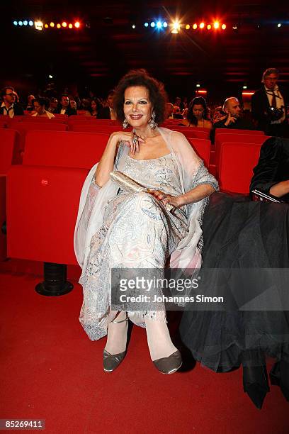 Award winner Italian actress Claudia Cardinale waits for the beginning of the Women's World Awards show at Vienna Stadthalle on February 5, 2009 in...