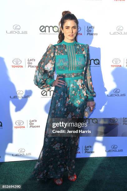 Nikki Reed at the Environmental Media Association's 27th Annual EMA Awards at Barkar Hangar on September 23, 2017 in Santa Monica, California.