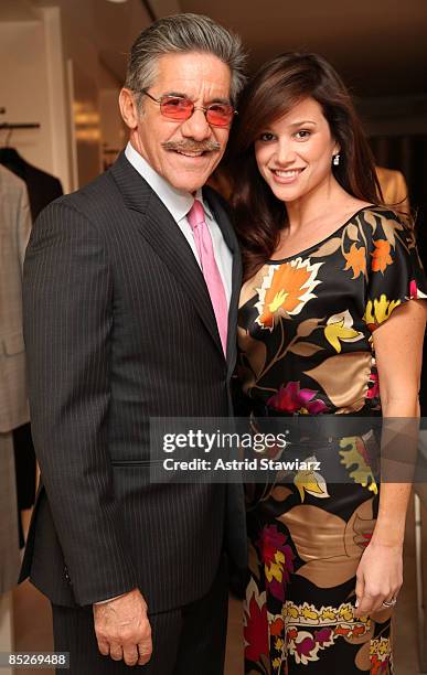 Fox News Channel correspondent Geraldo Rivera and his wife Erica Levy attend the New Yorkers for Children reception hosted by Vogue at Valentino...