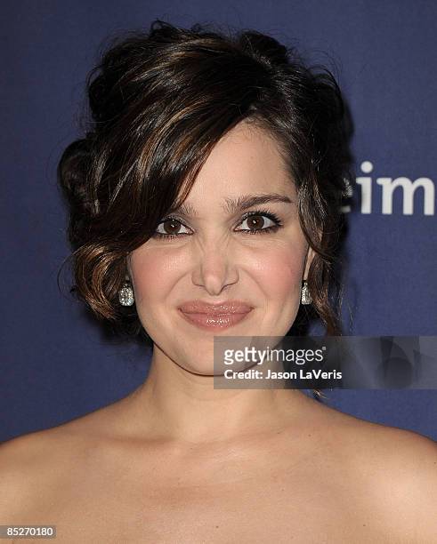 Actress Gina Philips attends the Alzheimer's Association's 17th annual "A Night at Sardi's" fundraiser at the Beverly Hilton Hotel on March 4, 2009...