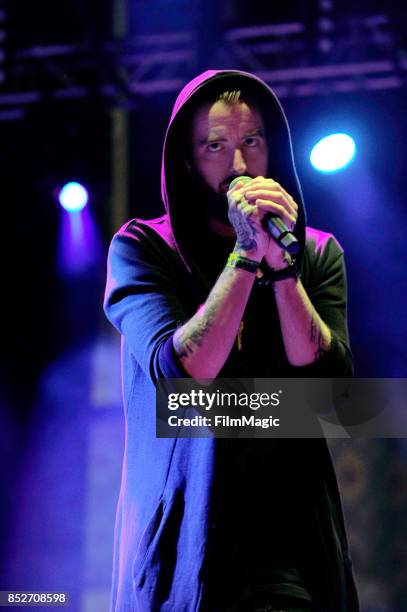 Matthew Brue of Missio performs on Huntridge Stage during day 2 of the 2017 Life Is Beautiful Festival on September 23, 2017 in Las Vegas, Nevada.