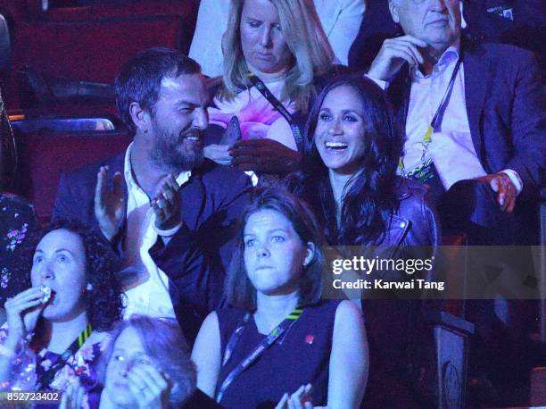 Meghan Markle attends the Opening Ceremony of the Invictus Games Toronto 2017 at the Air Canada Arena on September 23, 2017 in Toronto, Canada. The...