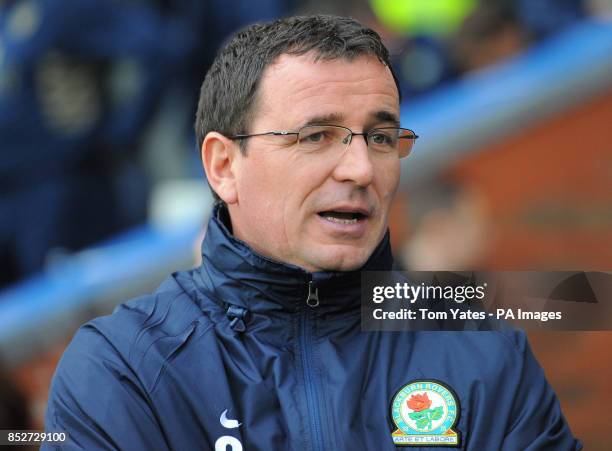 Blackburn Rover's Manager Gary Bowyer takes his seat before the Sky Bet Championship match at Ewood Park, Blackburn.