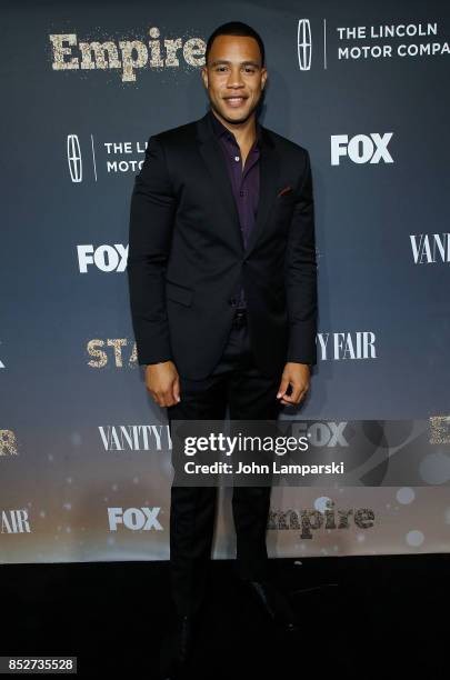 Trai Byers attends "Empire" & "Star" celebrate FOX's New Wednesday Night at One World Observatory on September 23, 2017 in New York City.