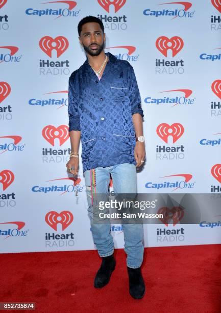 Big Sean attends the 2017 iHeartRadio Music Festival at T-Mobile Arena on September 23, 2017 in Las Vegas, Nevada.