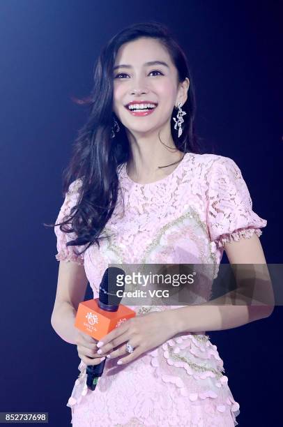 Angelababy Attends Commercial Event In Shanghai Photos and Premium High ...