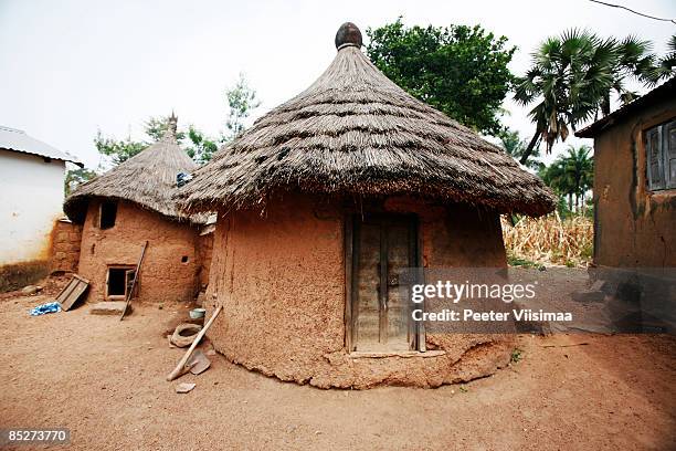 african village scene. - togo stock pictures, royalty-free photos & images