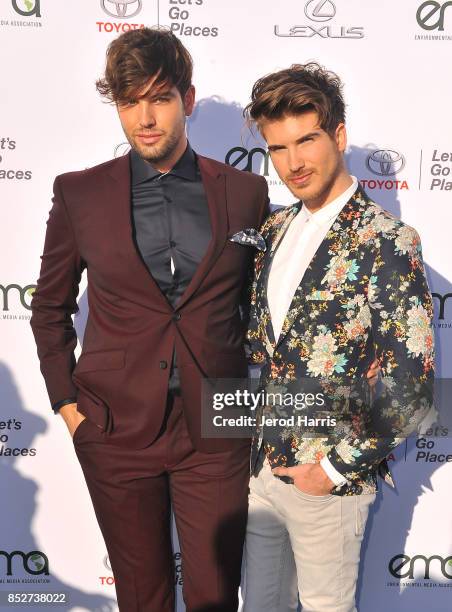 Daniel Preda and Joey Graceffa at the Environmental Media Association's 27th Annual EMA Awards at Barkar Hangar on September 23, 2017 in Santa...