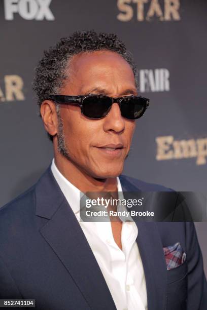 Actor Andre Royo poses on the red carpet during the "Empire" & "Star" Celebrate FOX's New Wednesday Night at One World Observatory on September 23,...