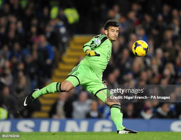 Southampton's goalkeeper Paulo Gazzaniga