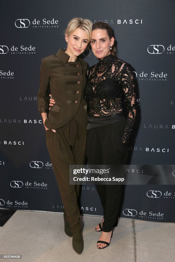 Actor Chelsea Kane and designer Laura Basci attend Laura Basci and de