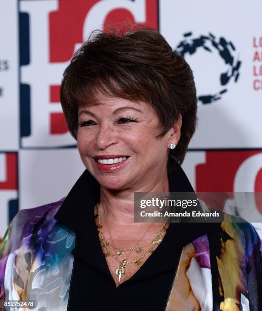 Lawyer Valerie Jarrett arrives at the Los Angeles LGBT Center's 48th Anniversary Gala Vanguard Awards at The Beverly Hilton Hotel on September 23,...