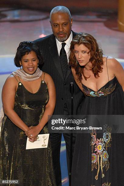 Chandra Wilson, James Pickens Jr. And Kate Walsh of "Grey's Anatomy," presenters