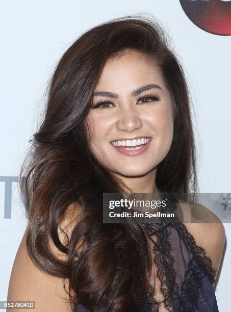 Personality Caila Quinn attends the ABC Tuesday Night Block Party event at Crosby Street Hotel on September 23, 2017 in New York City.