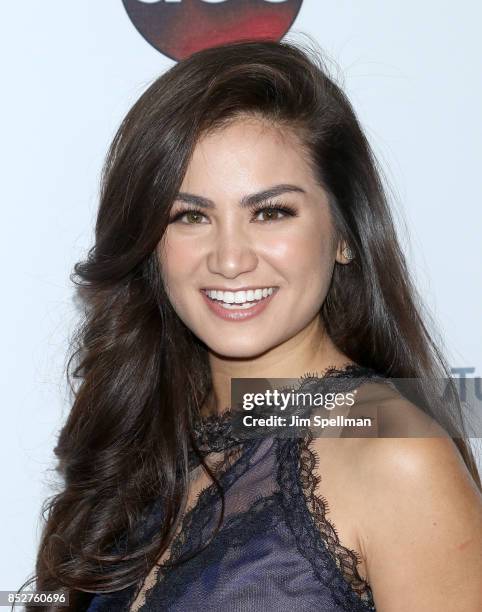 Personality Caila Quinn attends the ABC Tuesday Night Block Party event at Crosby Street Hotel on September 23, 2017 in New York City.