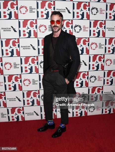 Activist Robert Sepulveda Jr. Arrives at the Los Angeles LGBT Center's 48th Anniversary Gala Vanguard Awards at The Beverly Hilton Hotel on September...