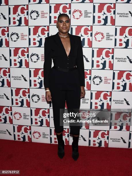 Television personality EJ Johnson arrives at the Los Angeles LGBT Center's 48th Anniversary Gala Vanguard Awards at The Beverly Hilton Hotel on...