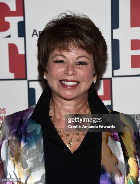 Lawyer Valerie Jarrett arrives at the Los Angeles LGBT Center's 48th Anniversary Gala Vanguard Awards at The Beverly Hilton Hotel on September 23,...