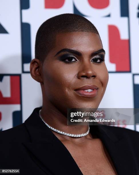 Television personality EJ Johnson arrives at the Los Angeles LGBT Center's 48th Anniversary Gala Vanguard Awards at The Beverly Hilton Hotel on...