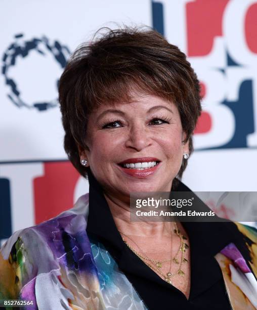 Lawyer Valerie Jarrett arrives at the Los Angeles LGBT Center's 48th Anniversary Gala Vanguard Awards at The Beverly Hilton Hotel on September 23,...