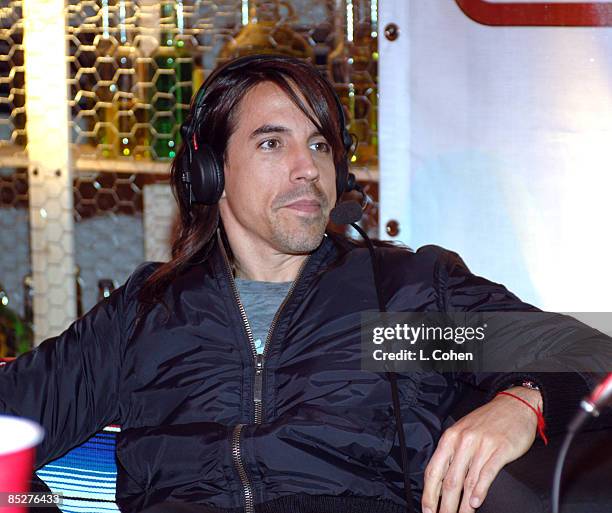 Anthony Kiedis of the Red Hot Chili Peppers