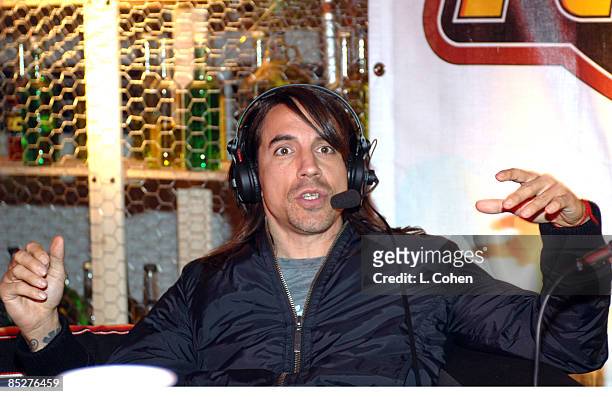 Anthony Kiedis of the Red Hot Chili Peppers