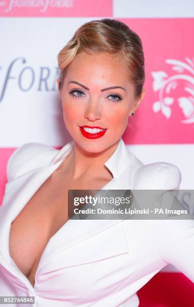 Aisleyne Horgan Wallace arriving at the UK Lingerie Awards at Freemasons Hall, London.