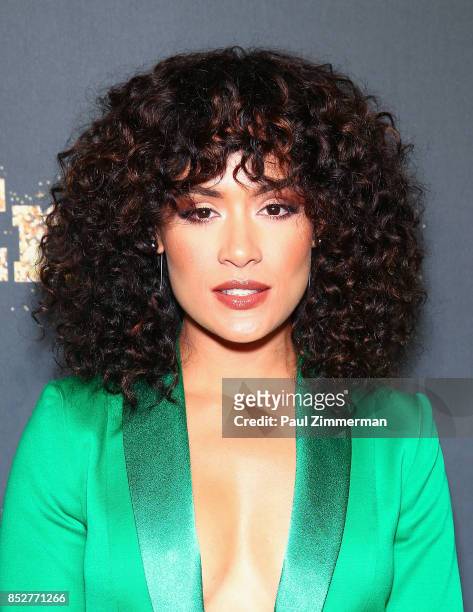 Grace Gealey attends "Empire" & "Star" Celebrate FOX's New Wednesday Night - Red Carpet at One World Observatory on September 23, 2017 in New York...