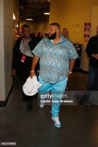 Khaled attends the 2017 iHeartRadio Music Festival at T-Mobile Arena on September 23, 2017 in Las Vegas, Nevada.
