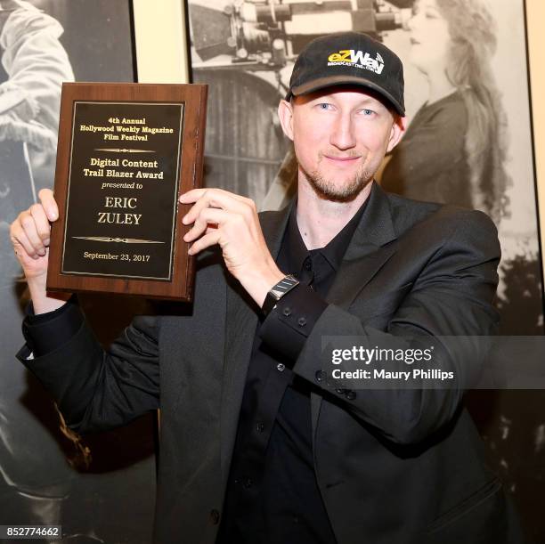 Eric Zuley attends Hollywood Weekly Magazine 4th Annual film festival at Raleigh Studios on September 23, 2017 in Los Angeles, California.