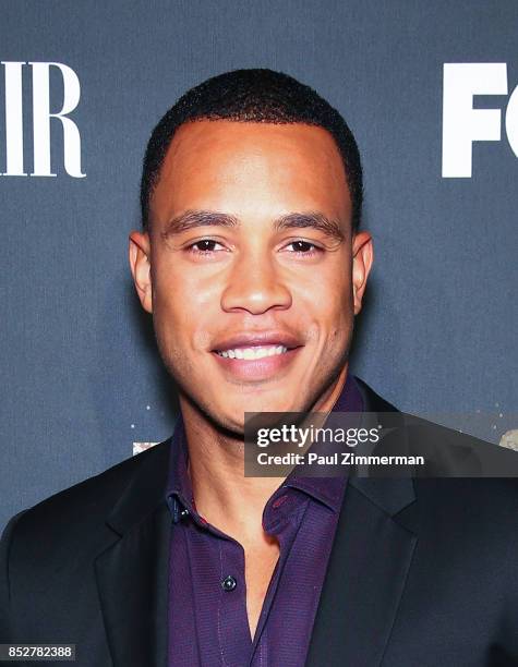 Trai Byers attends "Empire" & "Star" Celebrate FOX's New Wednesday Night - Red Carpet at One World Observatory on September 23, 2017 in New York City.